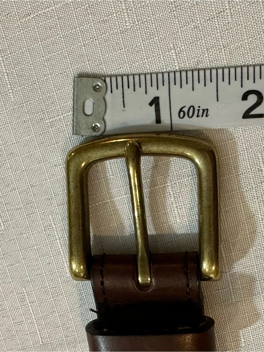 Brooks Brothers 346 Patchwork Madras Leather Belt Size 42